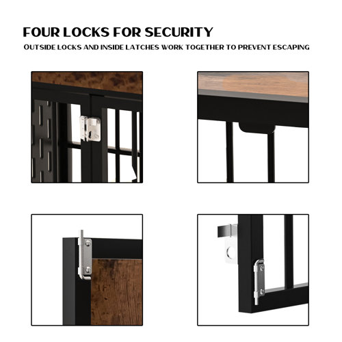 Tucker Murphy Pet™ Heavy Duty Dog Crate Wooden Dog Cage Furniture With